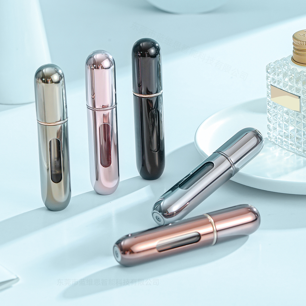 Nachfüllbarer Mini Parfüm-Zerstäuber aus Aluminium 5ml 3