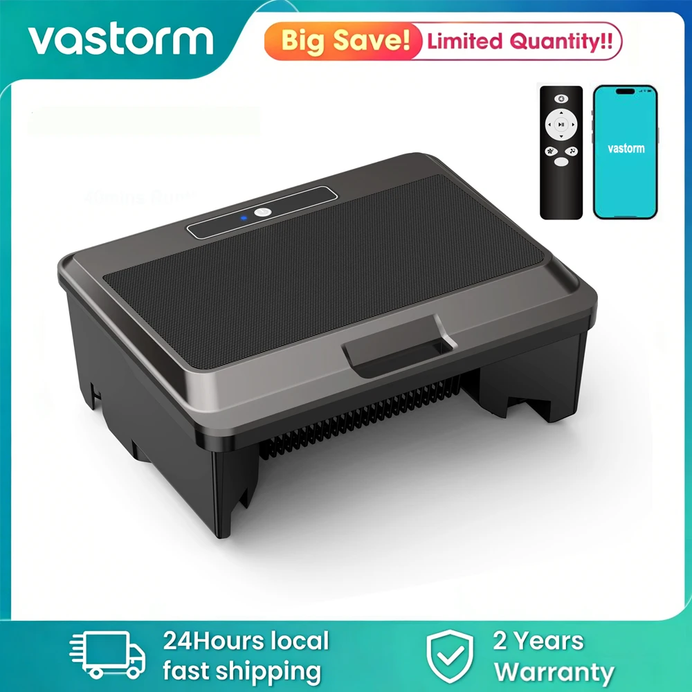 Vastorm Y90P Solar-Pool-Skimmer-Roboter Kabelloser Oberflächen-Poolreiniger mit App-Steuerung und