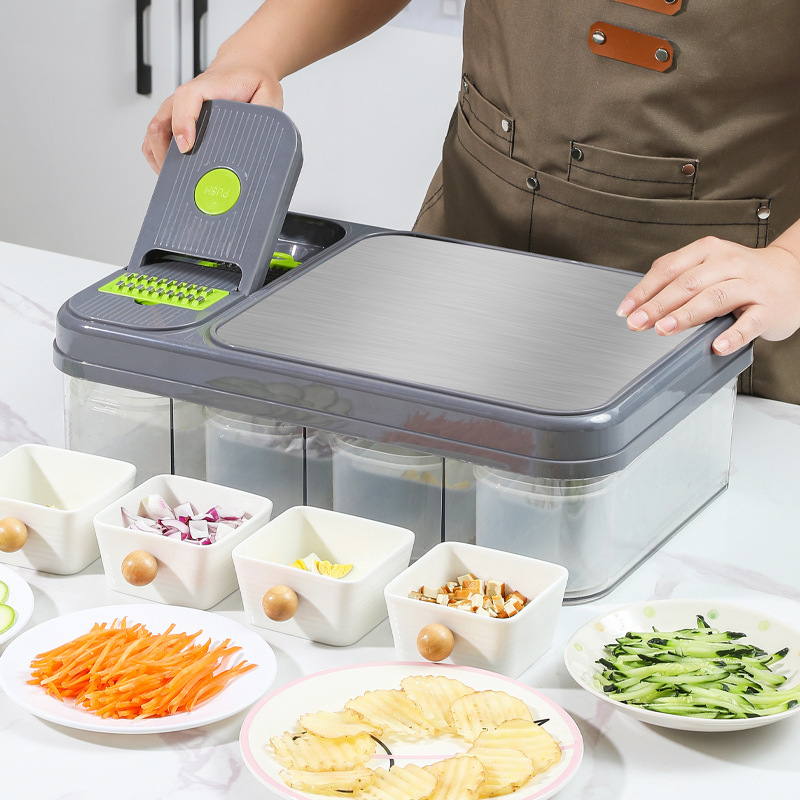 Fashion Stainless Steel Multifunctional Vegetable Cutter Multipurpose Chopper