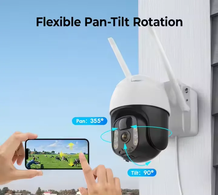 Solar Outdoor Sicherheitskamera 4MP mit 5G WLAN 4
