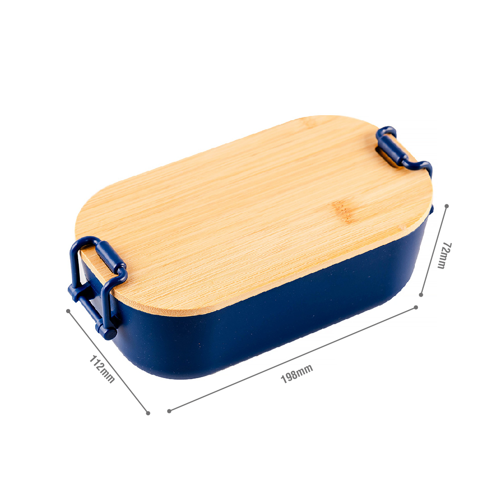 Insulated Lunch Box Bamboo Lid