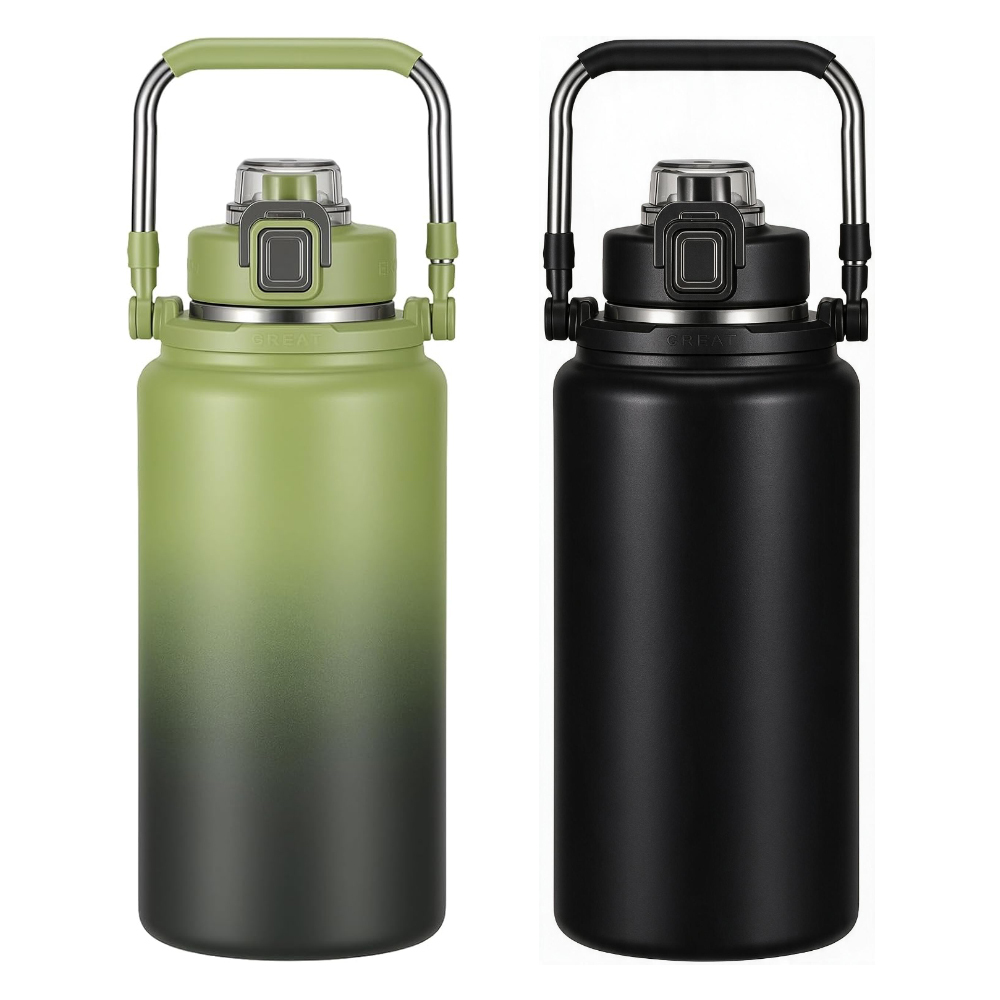 Vakuum-Isolierflasche Edelstahl 1500ml Camping 3