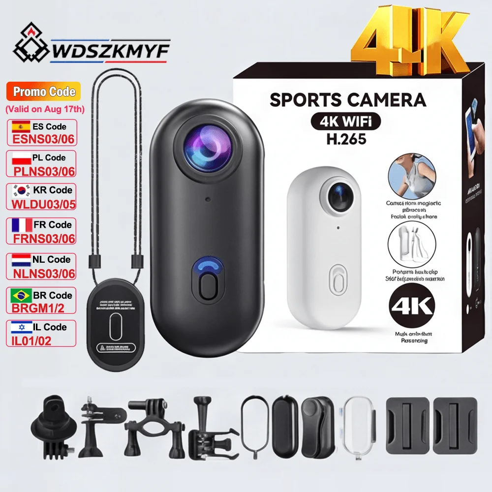 1080P 4K HD Motorrad Mini-Recorder Finger WIFI Action-Kamera 2