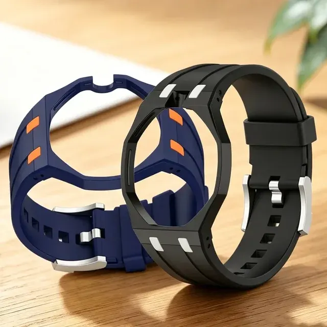 Silicone Strap and Case for Swatch Watch 4