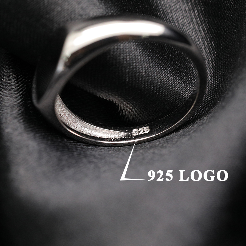 Oval Engravable Sterling Silver Signet Ring 2