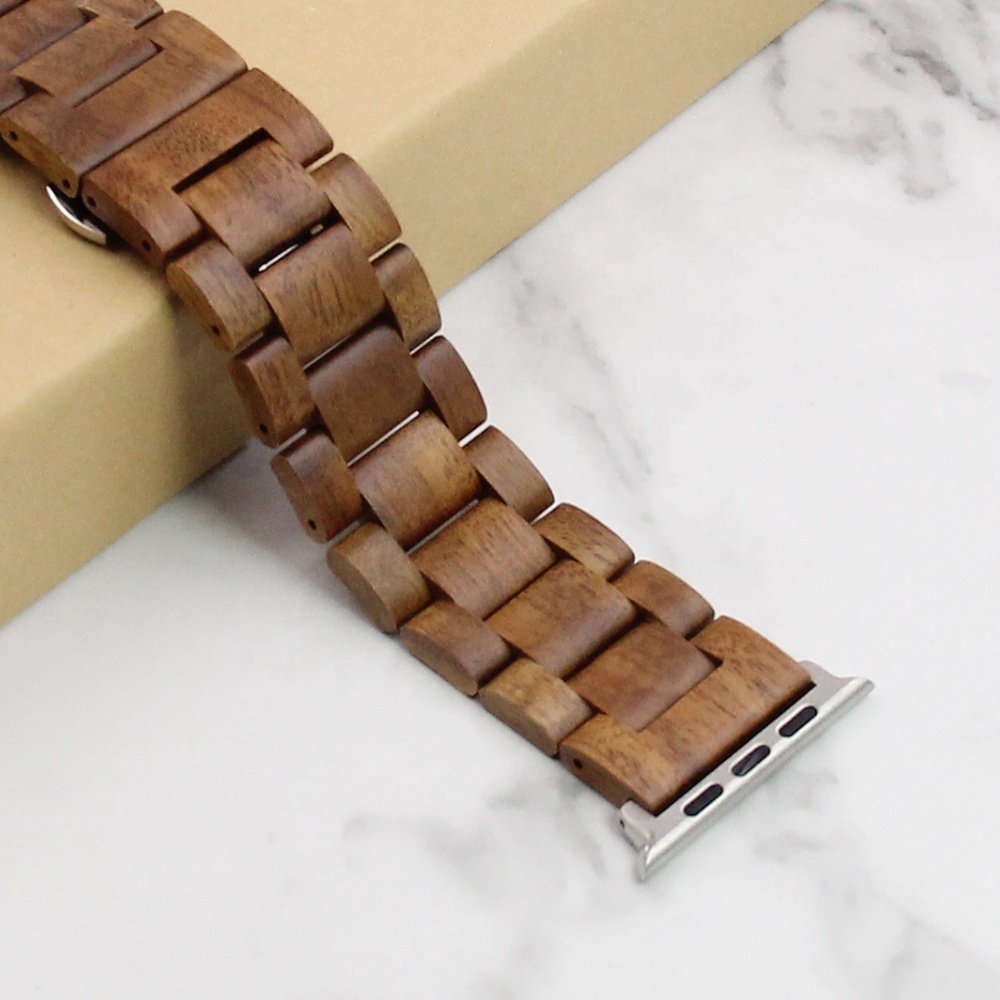 Solid Koa Wood Band Strap for Apple Watch 2