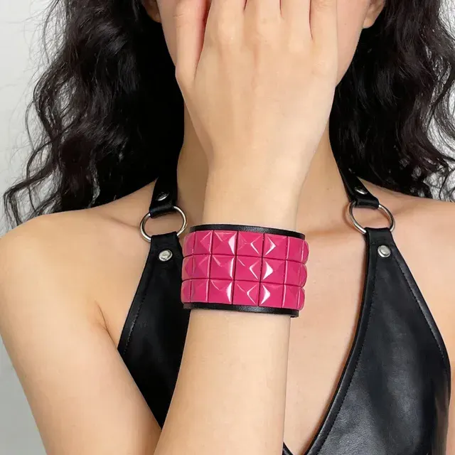 Leather Rivet Bracelet 4
