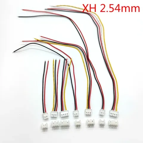 JST Connector Set with Wires, 2–10 Pin