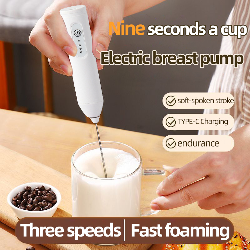 Battery Mini Handheld Milk Frother 3