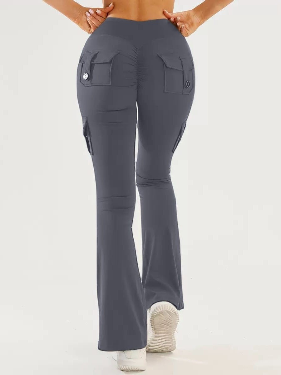 Cross-Border Yoga Tight-Fitting Pants Outdoor Sports Fitness Multi-Pocket