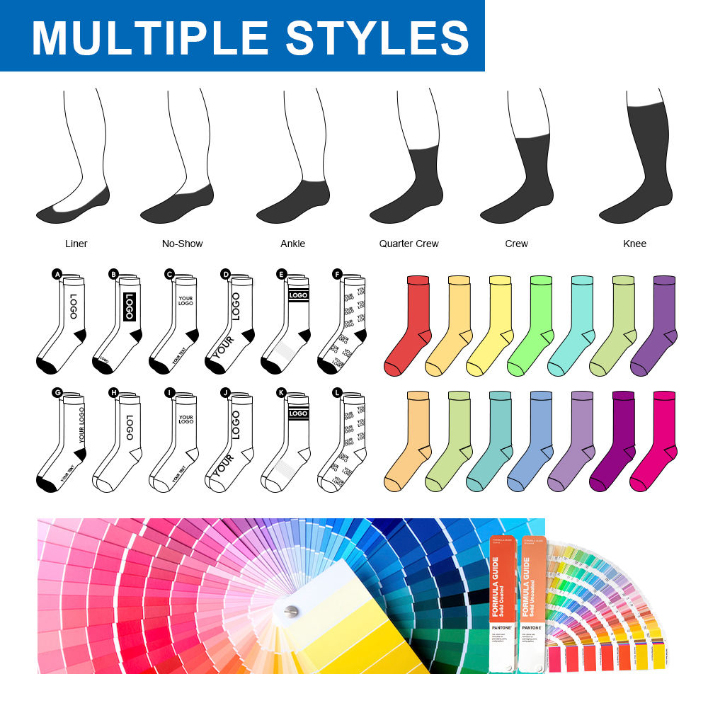 Knitted Embroidered Grip Socks for Women 4