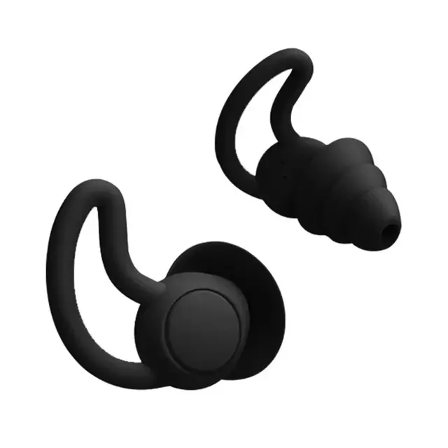 Reusable 3-Layer Silicone Sleep Earplugs 4