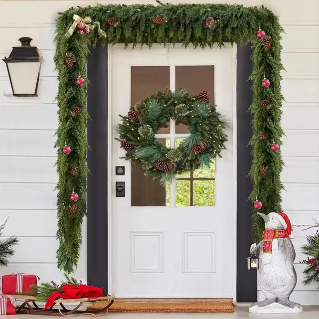 180cm Artificial Christmas Tree Cypress Garland 1