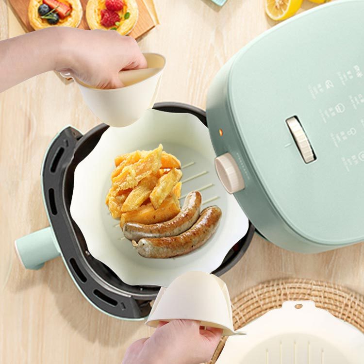 Reusable Silicone Air Fryer Liner Set 3
