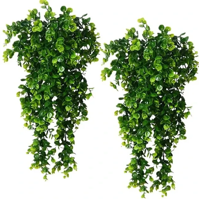 Künstliche Rattan-Eukalyptus-Hängepflanze, 5-fach 1
