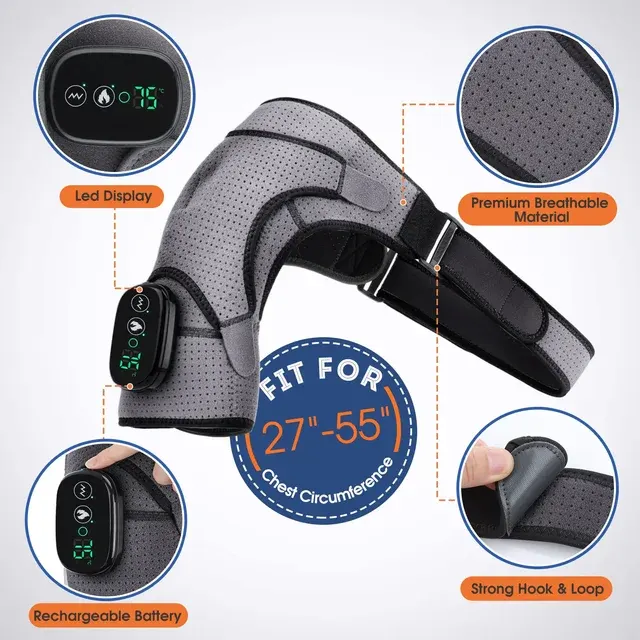 Heated LED Shoulder Massage Wrap 2