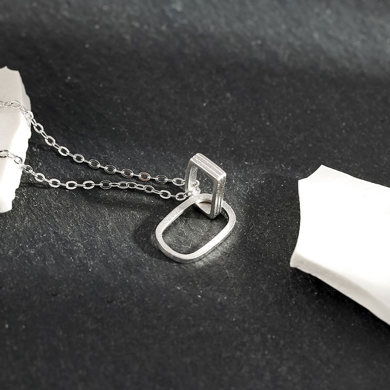 Minimalistische Halskette aus 925er Sterlingsilber 3