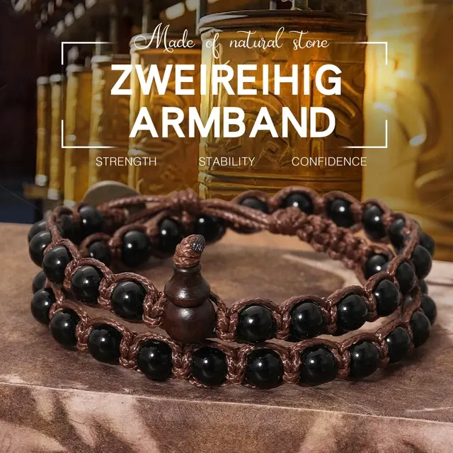 Braided Stone Bead Bracelet 3