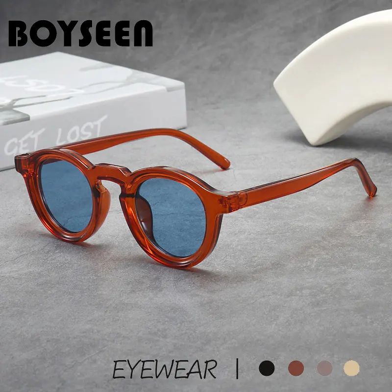 Retro-Sonnenbrille mit Dickem Rahmen Ovale Sonnenbrille für Herren