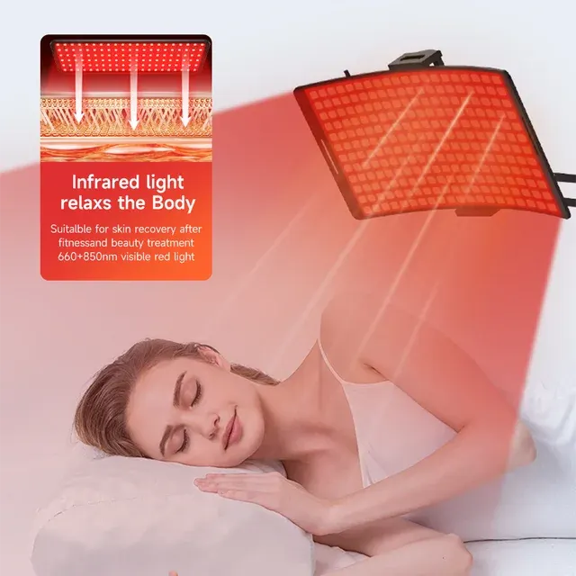 Infrarot-Lichttherapie-Panel mit Ständer und Gürtel 660 nm Rotes 3