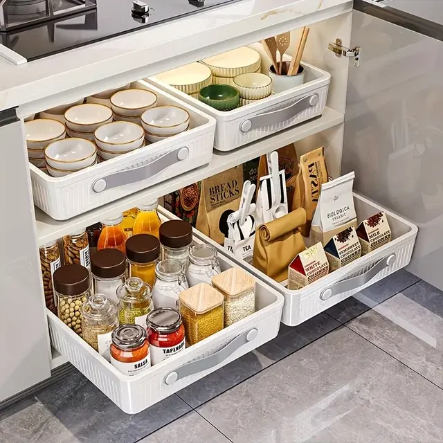 Pull-Out Kitchen Basket Drawer 2