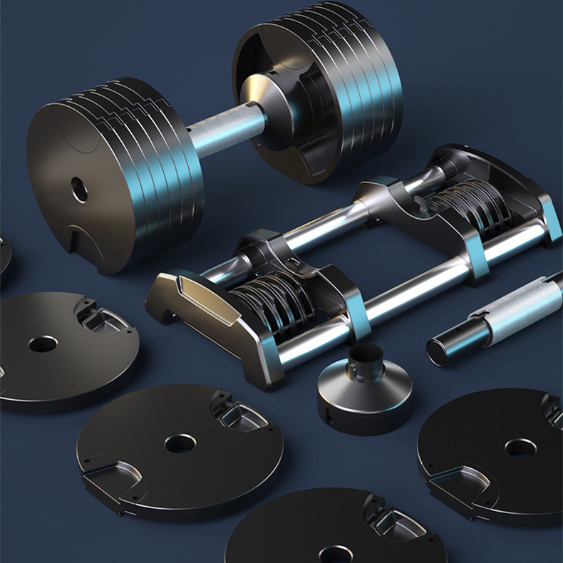 Adjustable 10 kg Dumbbell 4