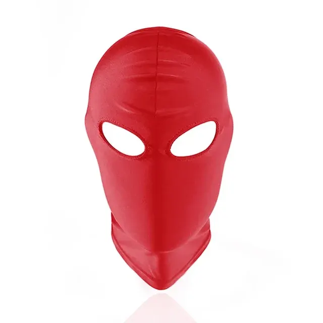Breathable Stretch Red Full Head Mask 4