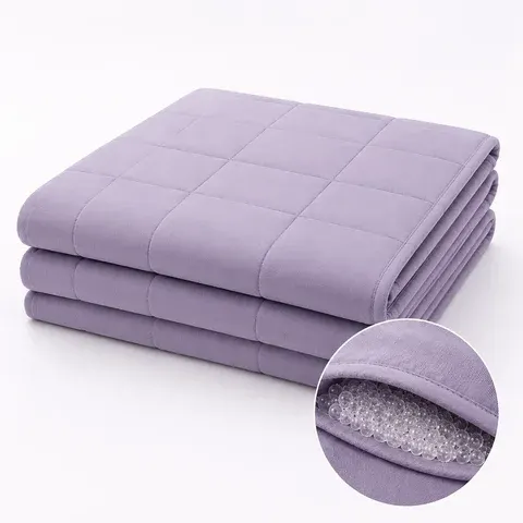 Lavender Glass Bead Weighted Sleep Blanket