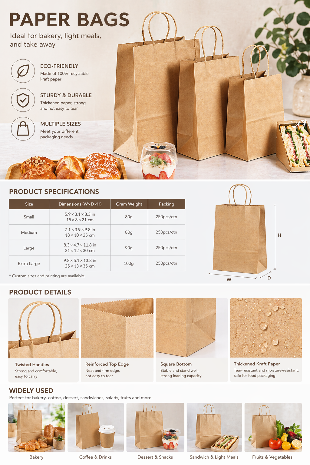 Matte White Luxury Paper Shopping Bag 3
