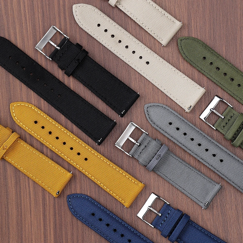 Segeltuch-Nylon-Uhrenarmband 2