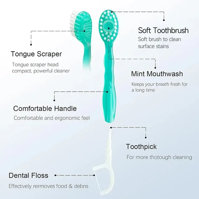 Travel Toothbrush Set 2
