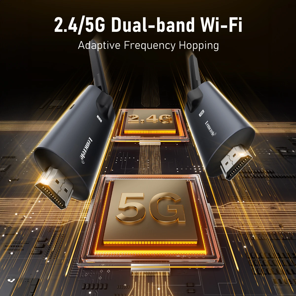 5G Wireless HDMI Transmitter Receiver 200M 3