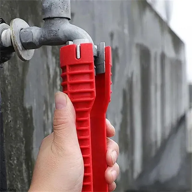 8-in-1 Anti-Slip Faucet Wrench for Plumbing 2