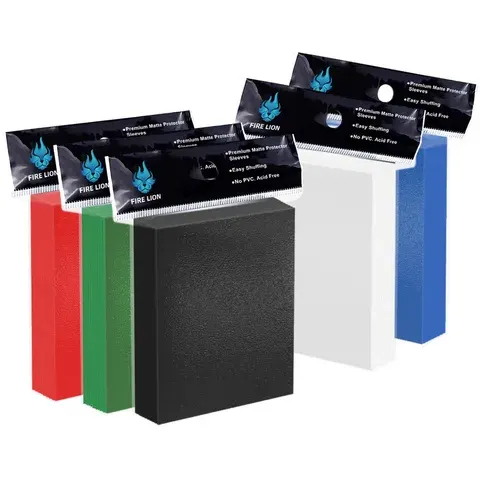 Soft Card Sleeves for Trading Cards, 100 Pieces