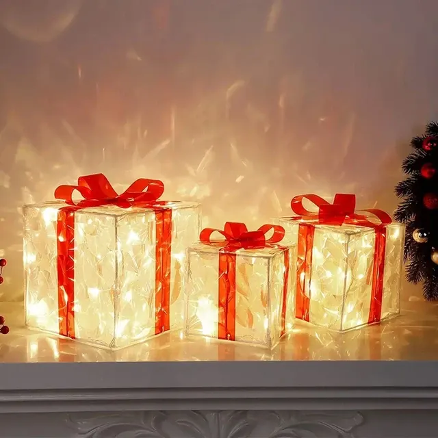 leuchtende Geschenkbox-Deko 4