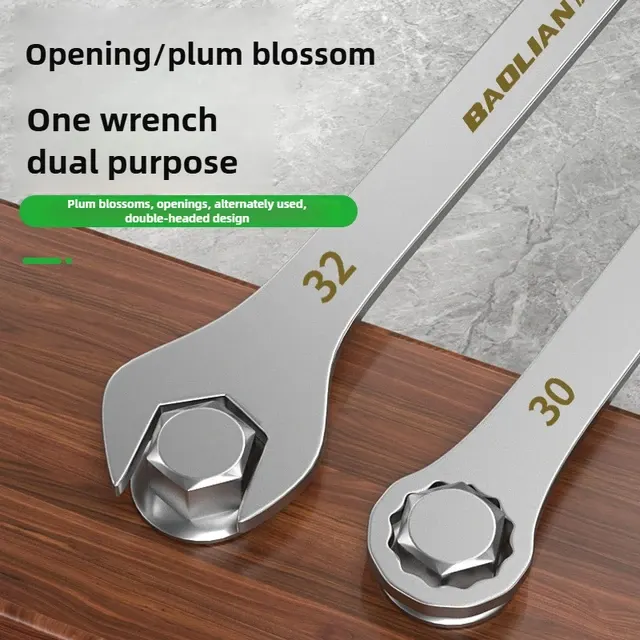 Ultra-Thin Double-Ended Wrench, 4-27mm 1
