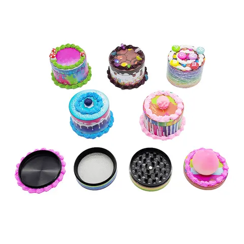 Zinc Alloy Birthday Cake Shape Smoke Eliminator Creative