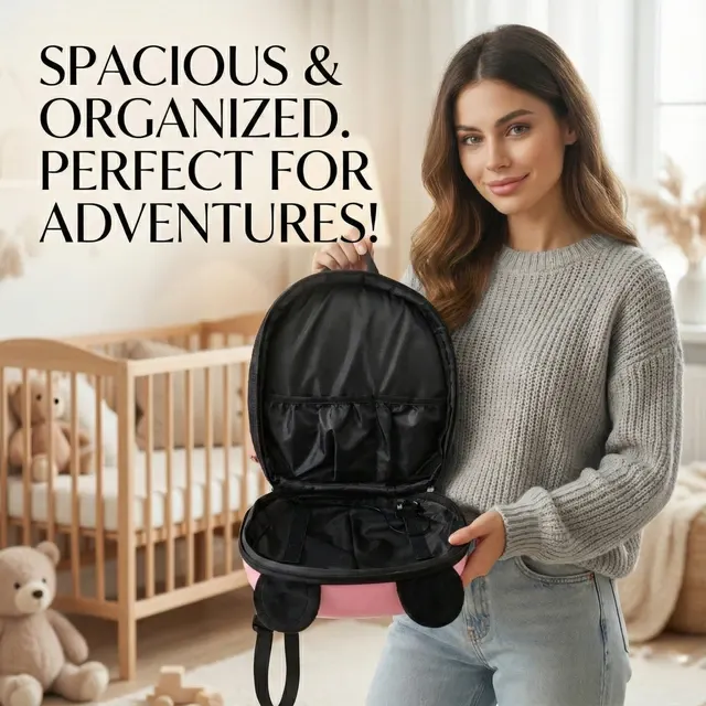 Intelligenter LED-Rucksack mit Programmierbarem Bildschirm Pixel-Kunst-Display Hartschale Wasserdichte 4