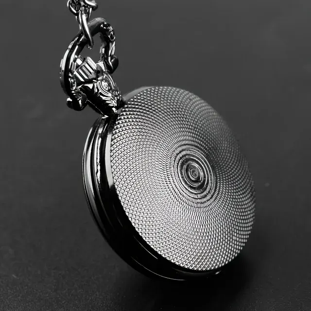 Gothic-Taschenuhr mit Rabenmotiv 4