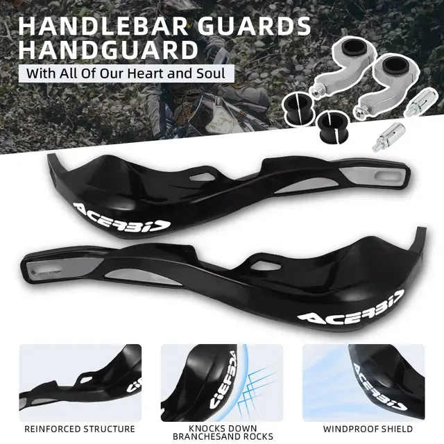 Motocross Handguard Bar Cover 22-28mm 3