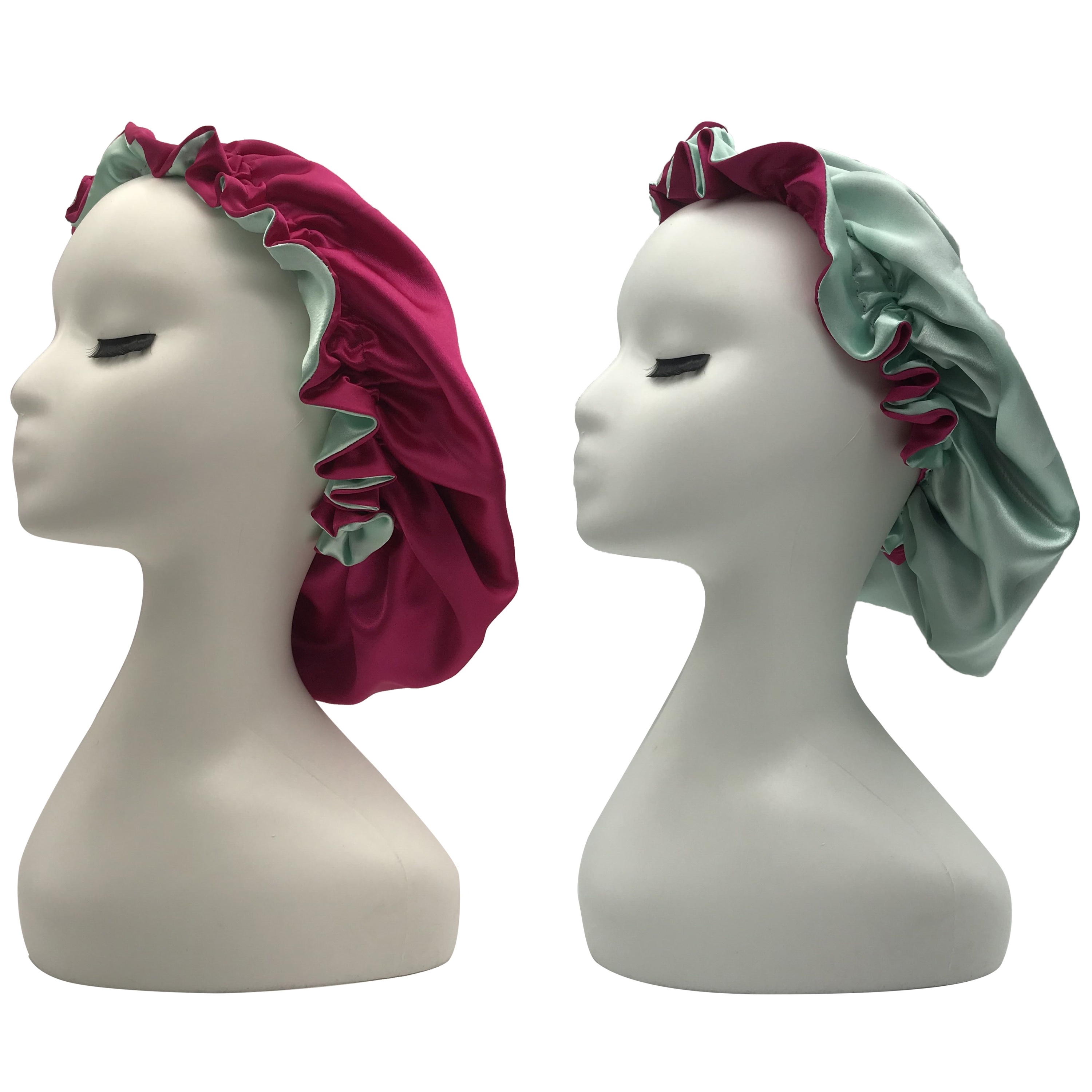 Double Layer Satin Hair Bonnet 4
