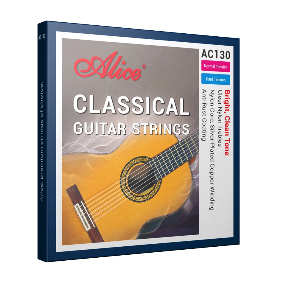 Alice AC130 Professionelle Klassische Gitarre Gitarrensaiten Versilbertes Kupfer