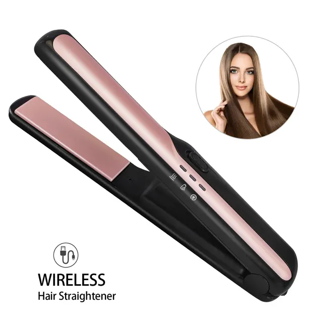 Cordless USB Rechargeable Hair Straightener 1