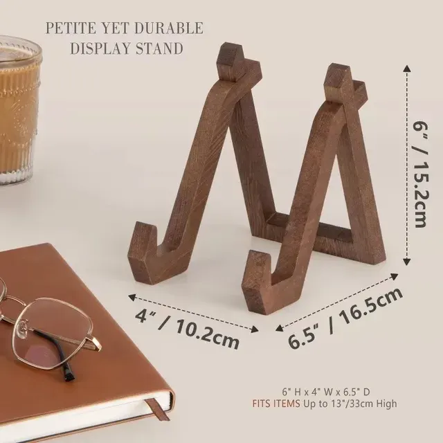 Wooden Record Holder Stand 2