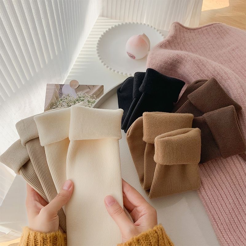 Fleece Lined Padded Warm Keeping Snow Socks Tube