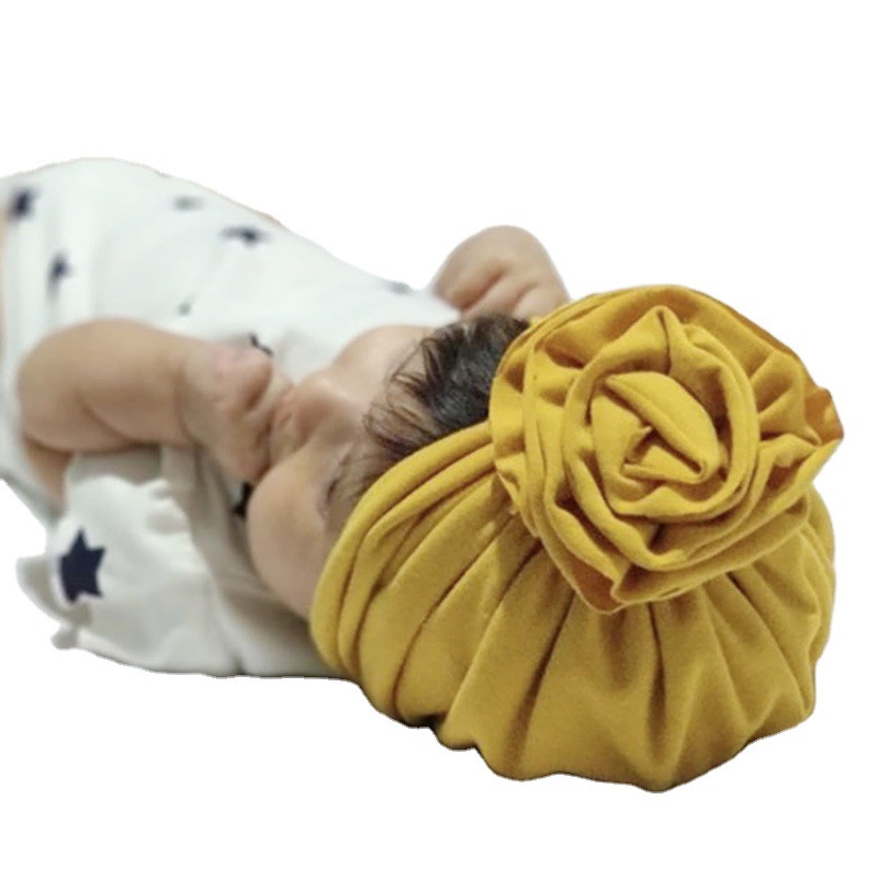 Bloom Flower Baby Headband Knot Toddler Headwrap Elastic