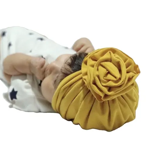 Bloom Flower Baby Headband Knot Toddler Headwrap Elastic