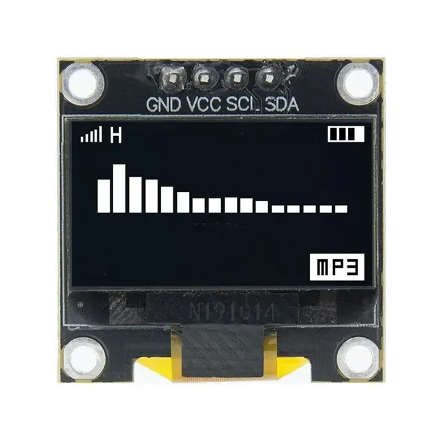0.96-Inch I2C OLED Display White Blue Yellow 2