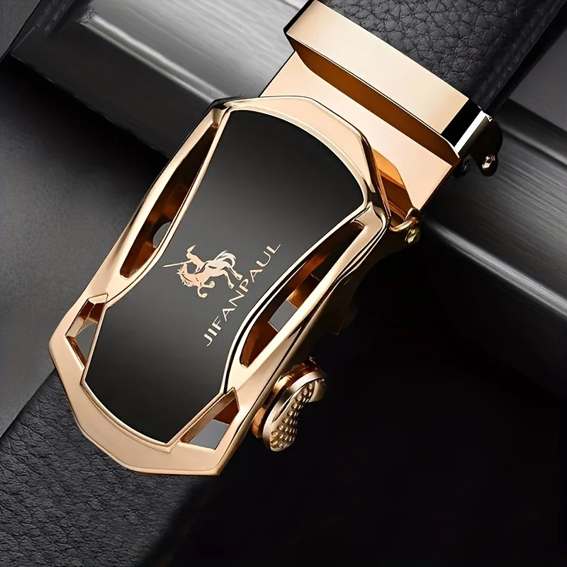 Men's Business Belt with Automatic Buckle 4