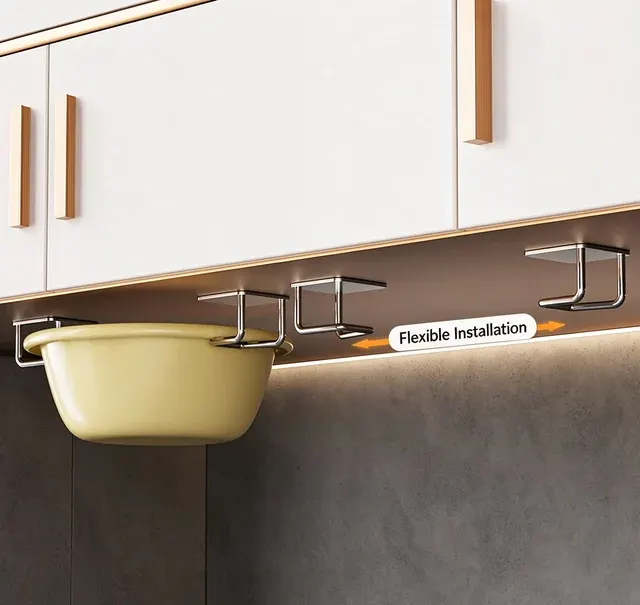 Self-Adhesive Stainless Steel Sponge Holder 3
